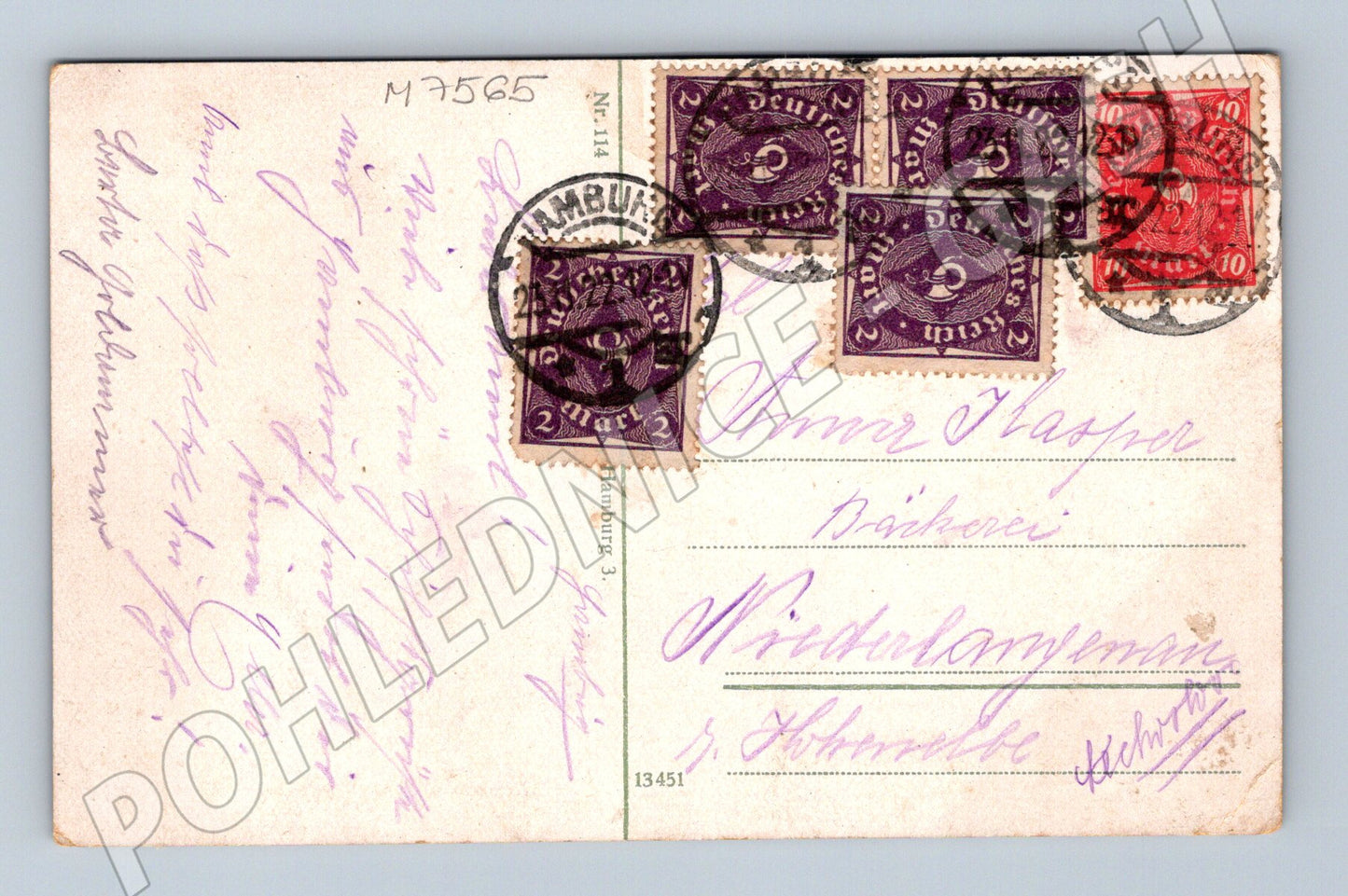 Pohlednice Hamburg St Pauli Landungsbrücken (M7565)