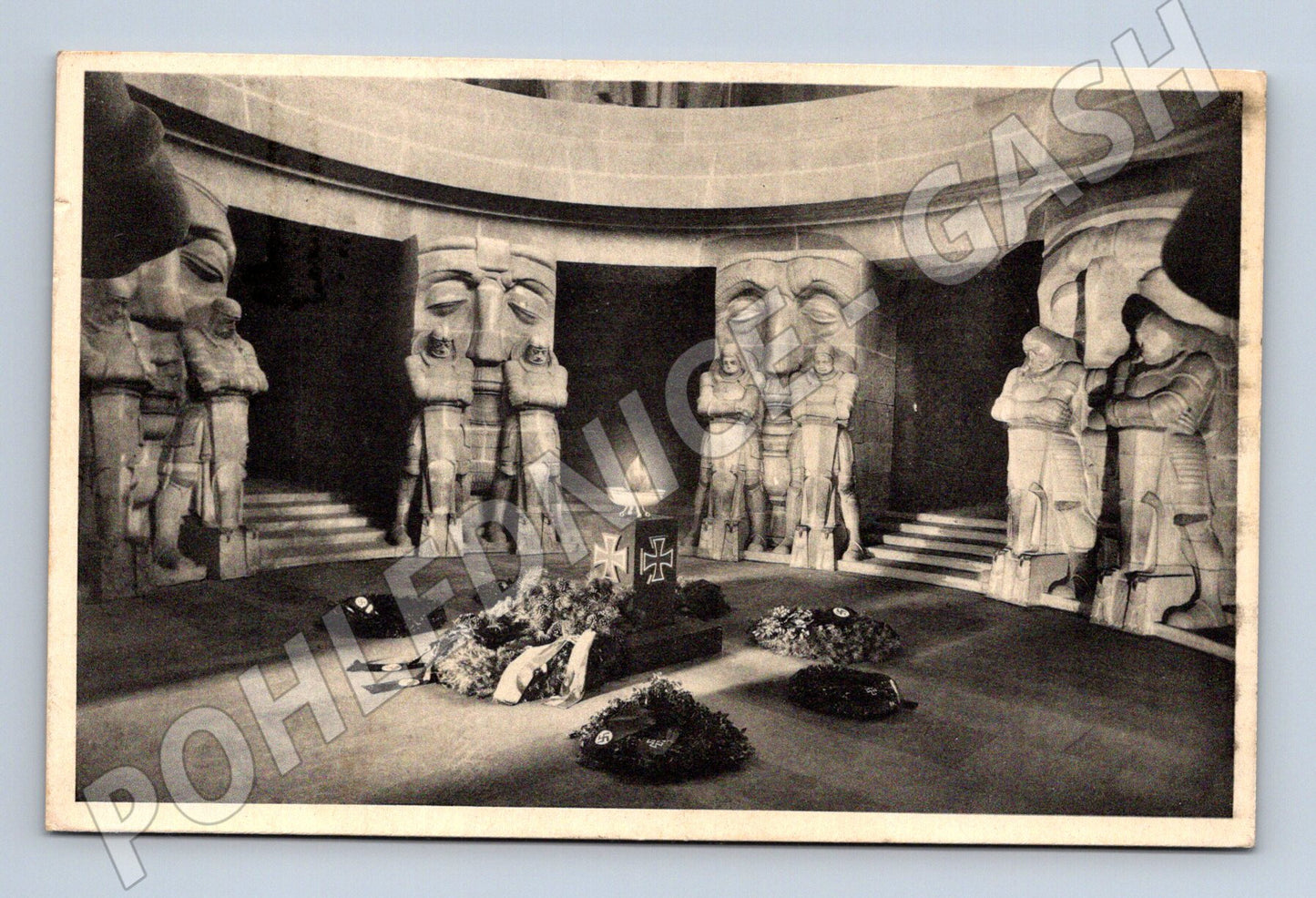 Pohlednice Lipsko památník bitvy národů interiér (M7567)