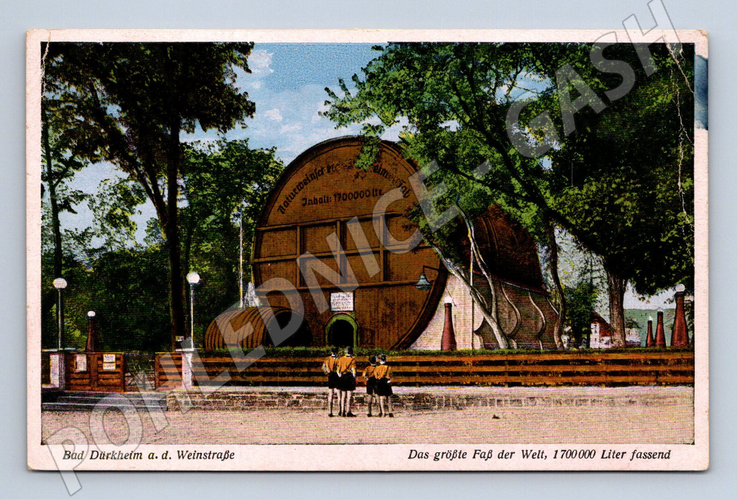 Pohlednice Bad Dürkheim největší sud (M7573)