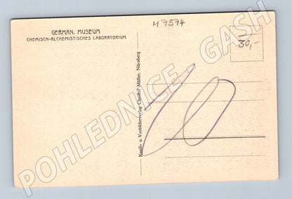Pohlednice German Museum alchymistická laboratoř (M7574)