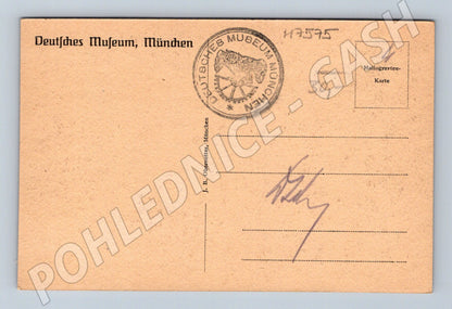 Pohlednice Deutsches Museum chemická laboratoř (M7575)