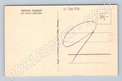 Pohlednice Deutsches Museum Hirsch Apotheke (M7577)