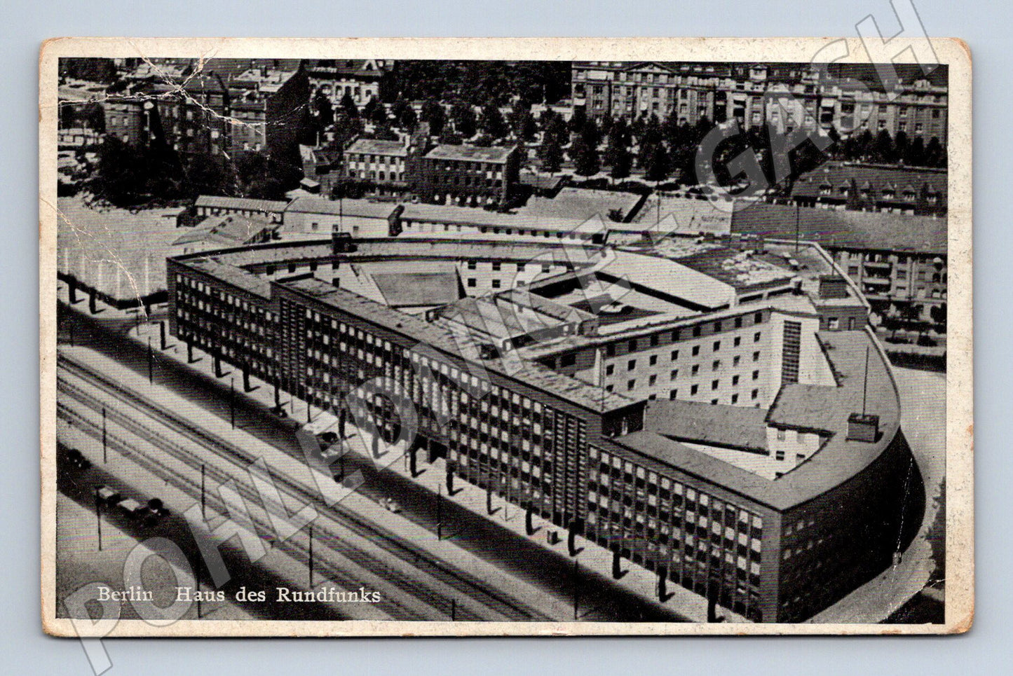 Pohlednice Berlin Haus des Rundfunks zaslaná (M7579)