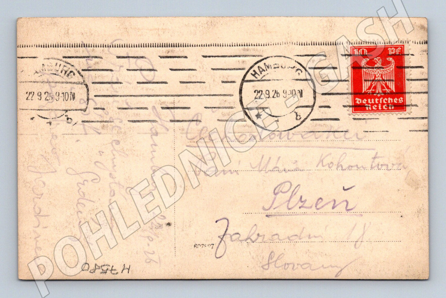 Pohlednice Hamburg přístav okružní plavba 1926 (M7580)