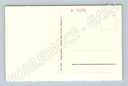 Pohlednice Hamburg jezero Alster stará (M7584)