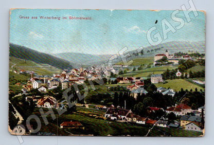 Pohlednice Vimperk Šumava kolorovaná (M7587)