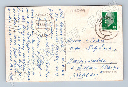 Pohlednice Potsdam Neues Palais 1963 (M7589)