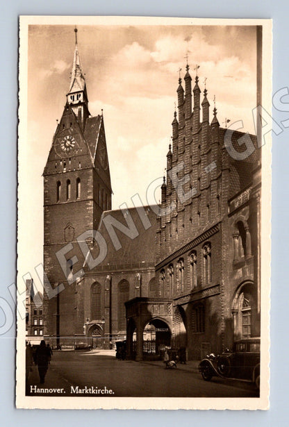 Pohlednice Hannover Marktkirche historická (M7591)