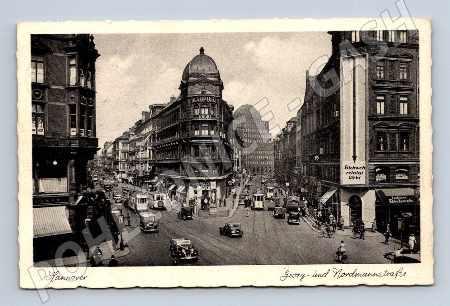 Pohlednice Hannover Georgstrasse Nordmannstrasse (M7592)