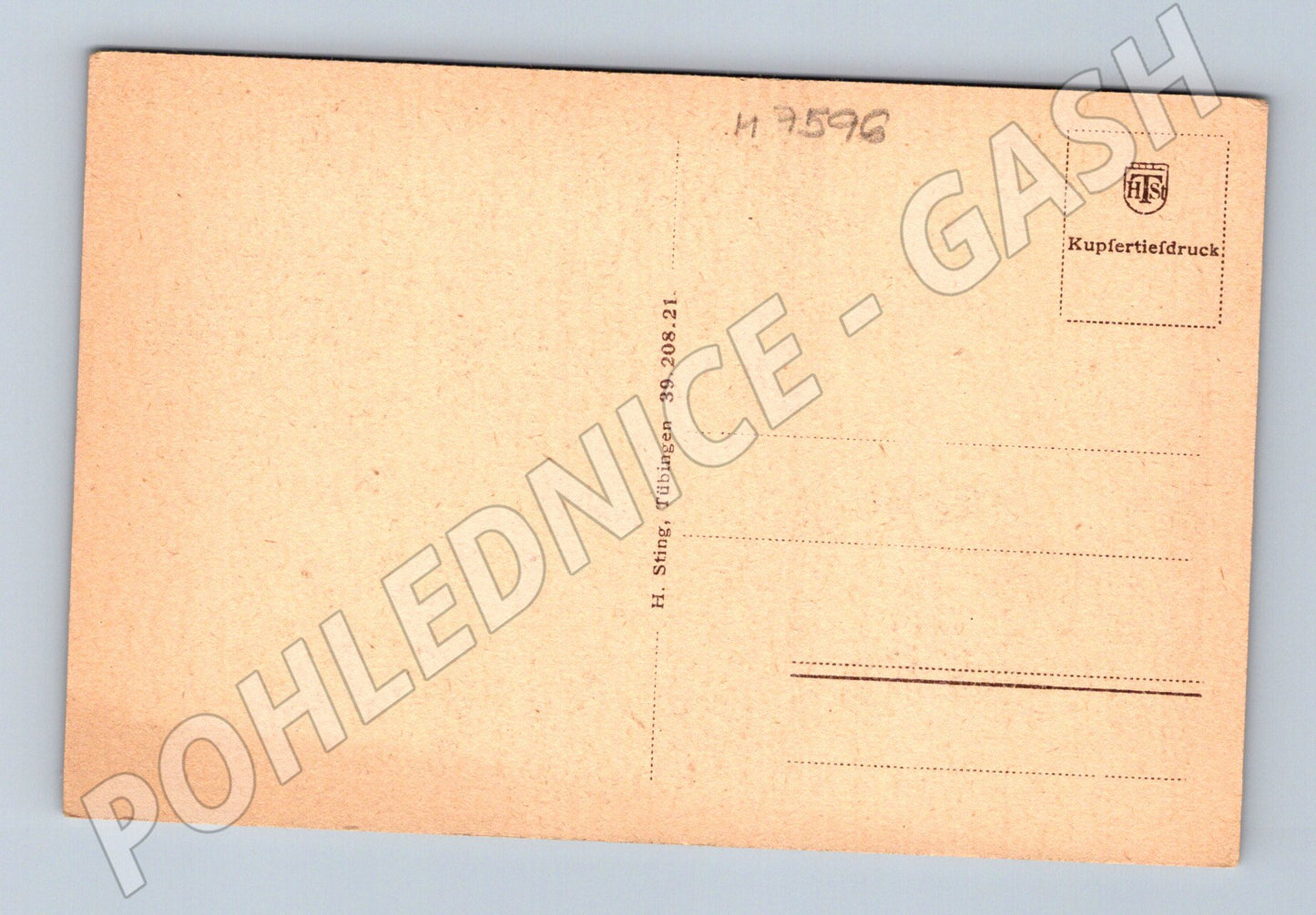 Pohlednice zámek Rothenburg Regierungsbau (M7596)