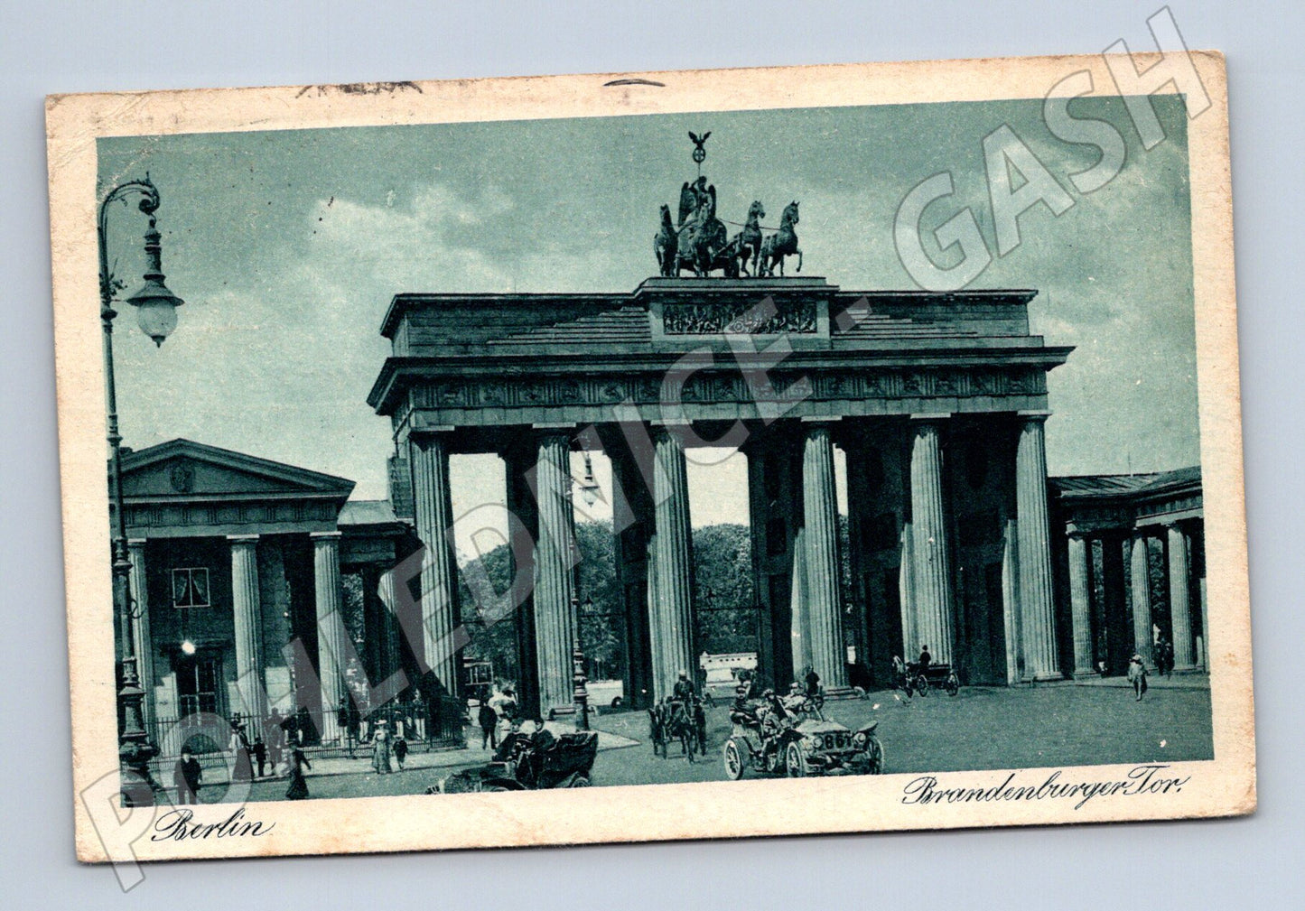 Pohlednice Berlín Brandenburger Tor zaslaná (M7597)