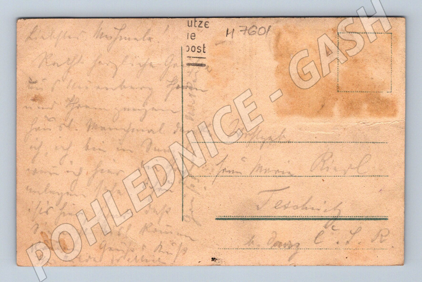 Pohlednice Nürnberg hrad Burg von Westen (M7601)