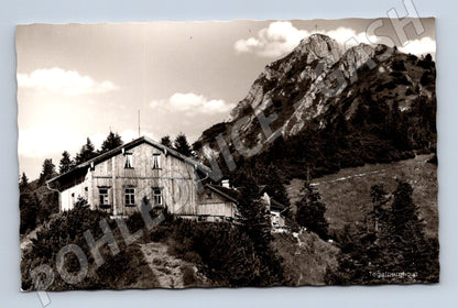 Pohlednice Tegelberghaus Allgäu horská chata Německo 50 léta (M7609)