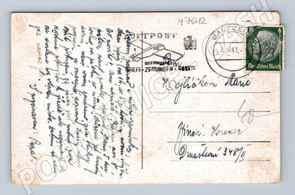 Pohlednice Bautzen 1941 most historická pohlednice se známkou (M7612)