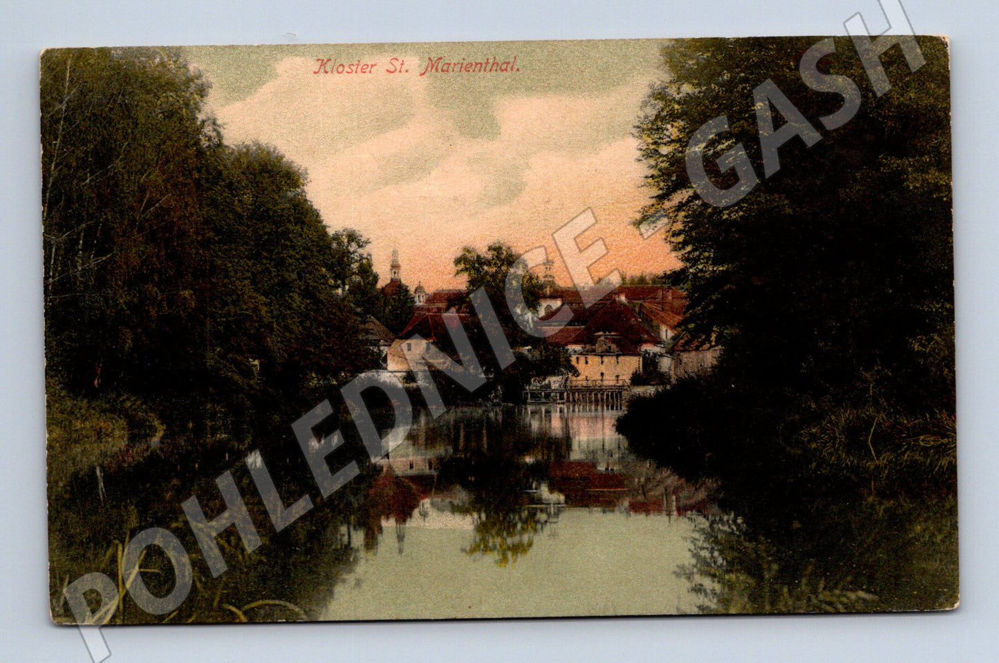 Pohlednice Kloster St Marienthal stará pohlednice Německo (M7614)