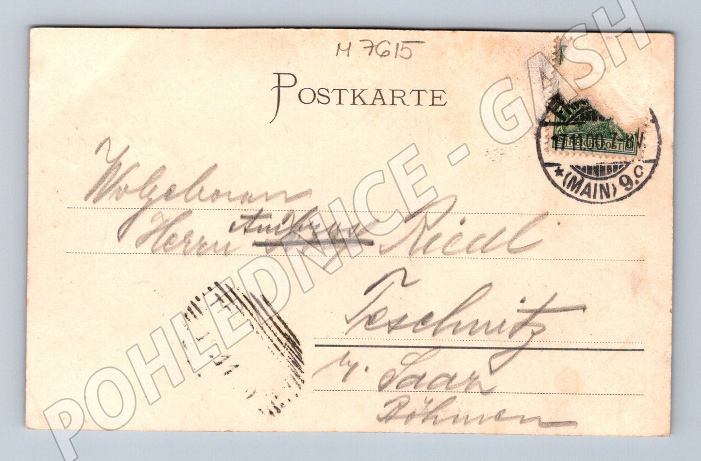 Pohlednice Frankfurt Saalhof historická pohlednice prošlá (M7615)