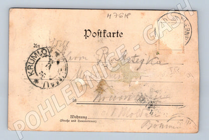Pohlednice Nürnberg Sebaldusgrab pohlednice 1903 razítkovaná (M7618)