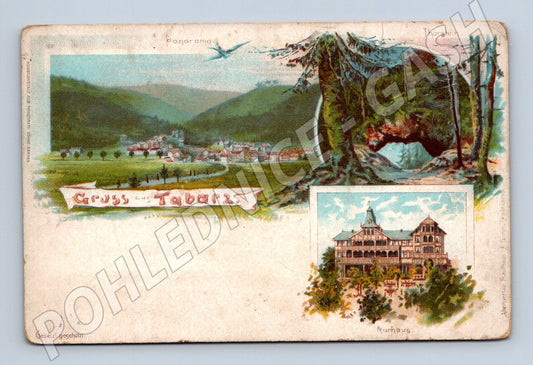 Pohlednice Gruss aus Tabarz Thorstein Kurhaus Německo (M7632)