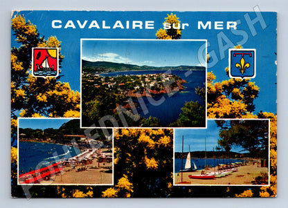 Postcard Cavalaire sur Mer French Riviera 1983 (M7643)