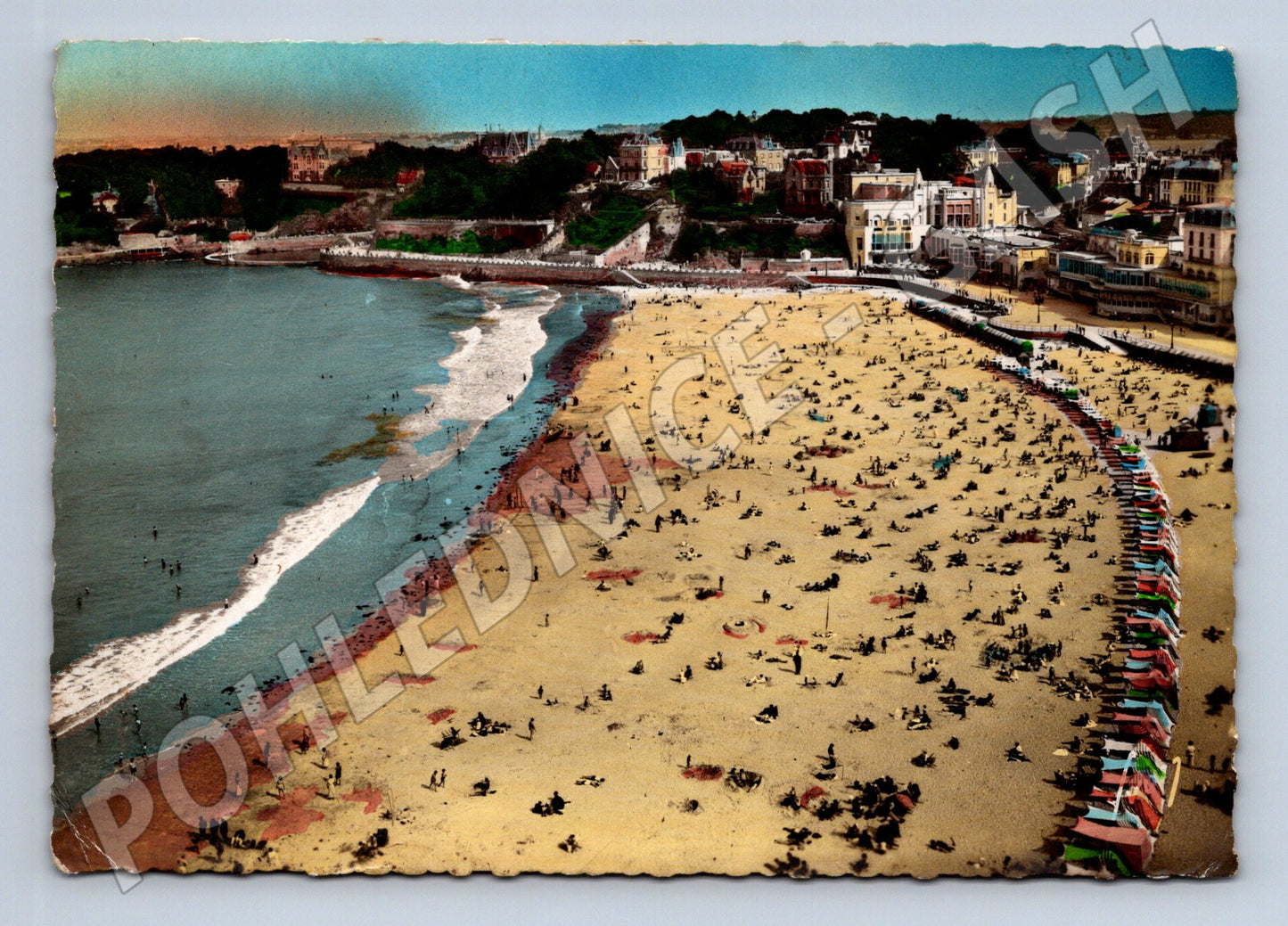 Pohlednice Dinard panorama pláže Ille et Vilaine Francie (M7653)