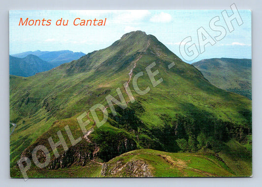 Postcard Monts du Cantal Auvergne mountain landscape (M7661)