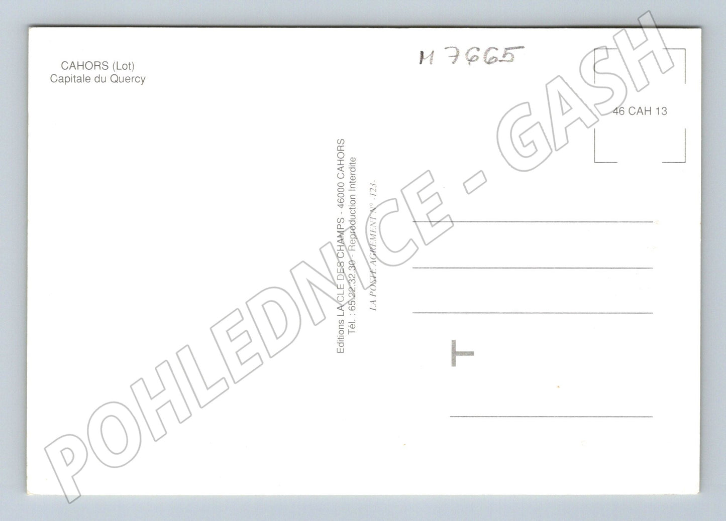 Postcard Cahors Pont Valentré panorama multiple views (M7665)