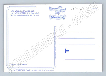Postcard Auvergne Lac Servières Deluxe Edition (M7667)
