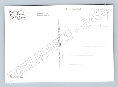 Postcard Auvergne Puy de Dôme aerial view (M7669)