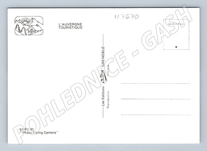 Postcard Les Volcans d'Auvergne aerial view (M7670)