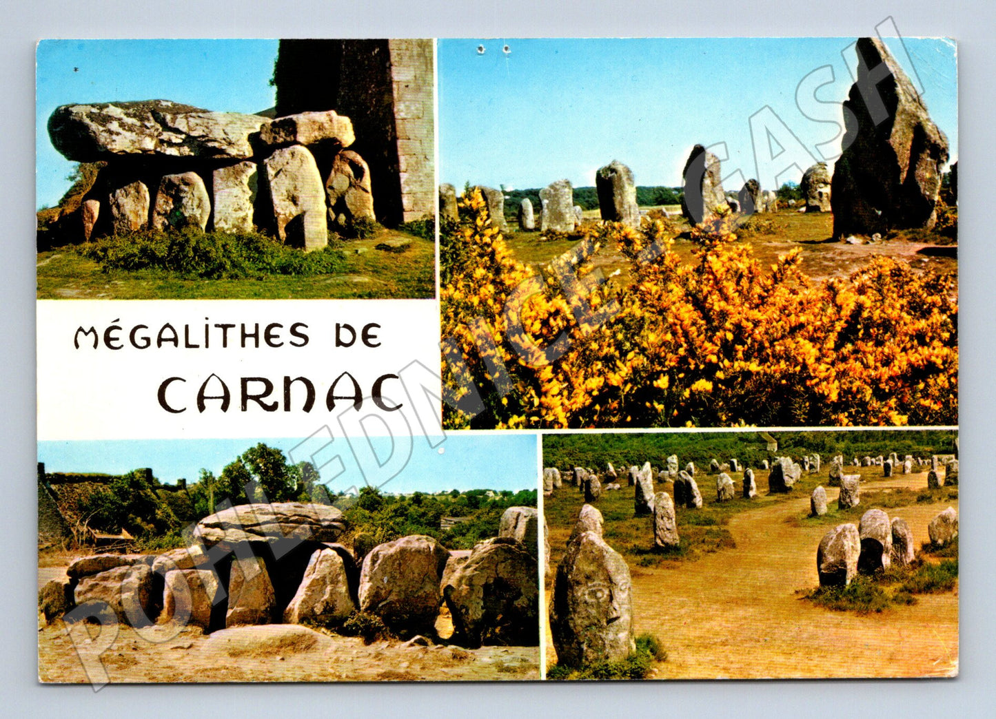 Pohlednice Megalitické památky Carnac Francie (M7684)