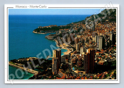 Pohlednice Monaco Monte Carlo letecký pohled (M7686)