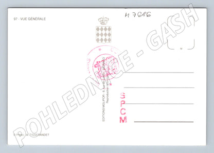 Pohlednice Monaco Monte Carlo letecký pohled (M7686)