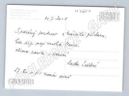 Pohlednice Le Havre koláž města Francie popsaná (M7687)