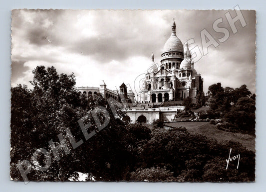 Pohlednice Paříž Sacré Cœur Montmartre čb pohlednice (M7694)