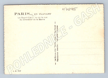 Pohlednice Paříž Sacré Cœur ulice Chevalier de la Barre (M7695)