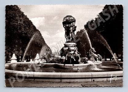 Postcard Paris fountain Carpeaux gardens Observatory (M7696)