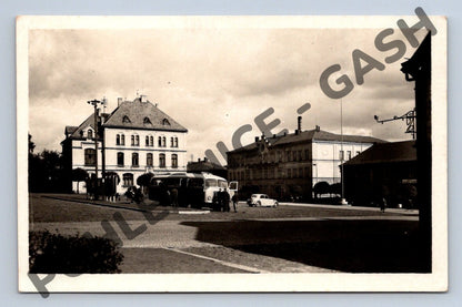 Pohlednice Varnsdorf autobus doprava ČSR (M770)