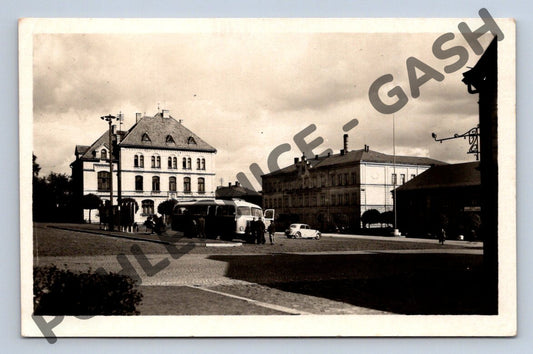 Pohlednice Varnsdorf autobus doprava ČSR (M770)