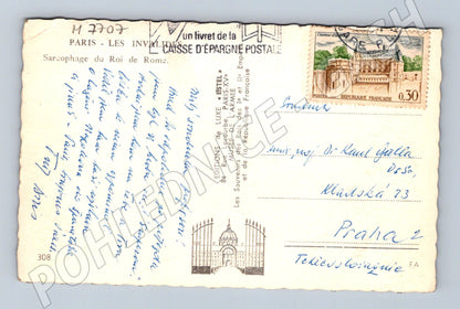 Postcard Les Invalides Sarcophagus of Napoleon II of France (M7707)