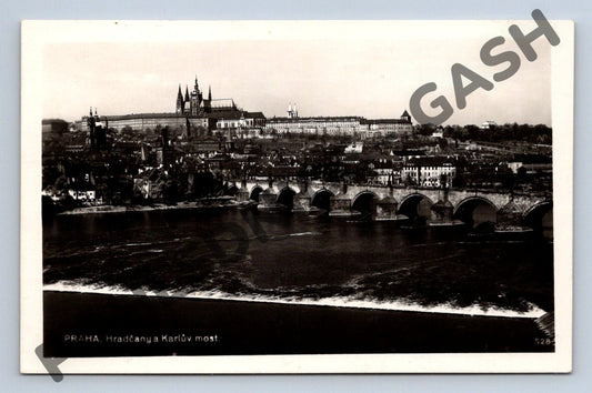 Pohlednice Praha Hradčany Karlův most ČSR (M771)
