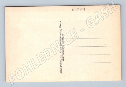 Postcard Paris Arc de Triomphe aerial view (M7711)