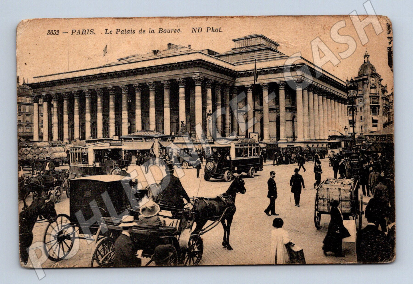 Pohlednice Paříž Palais de la Bourse historická (M7712)