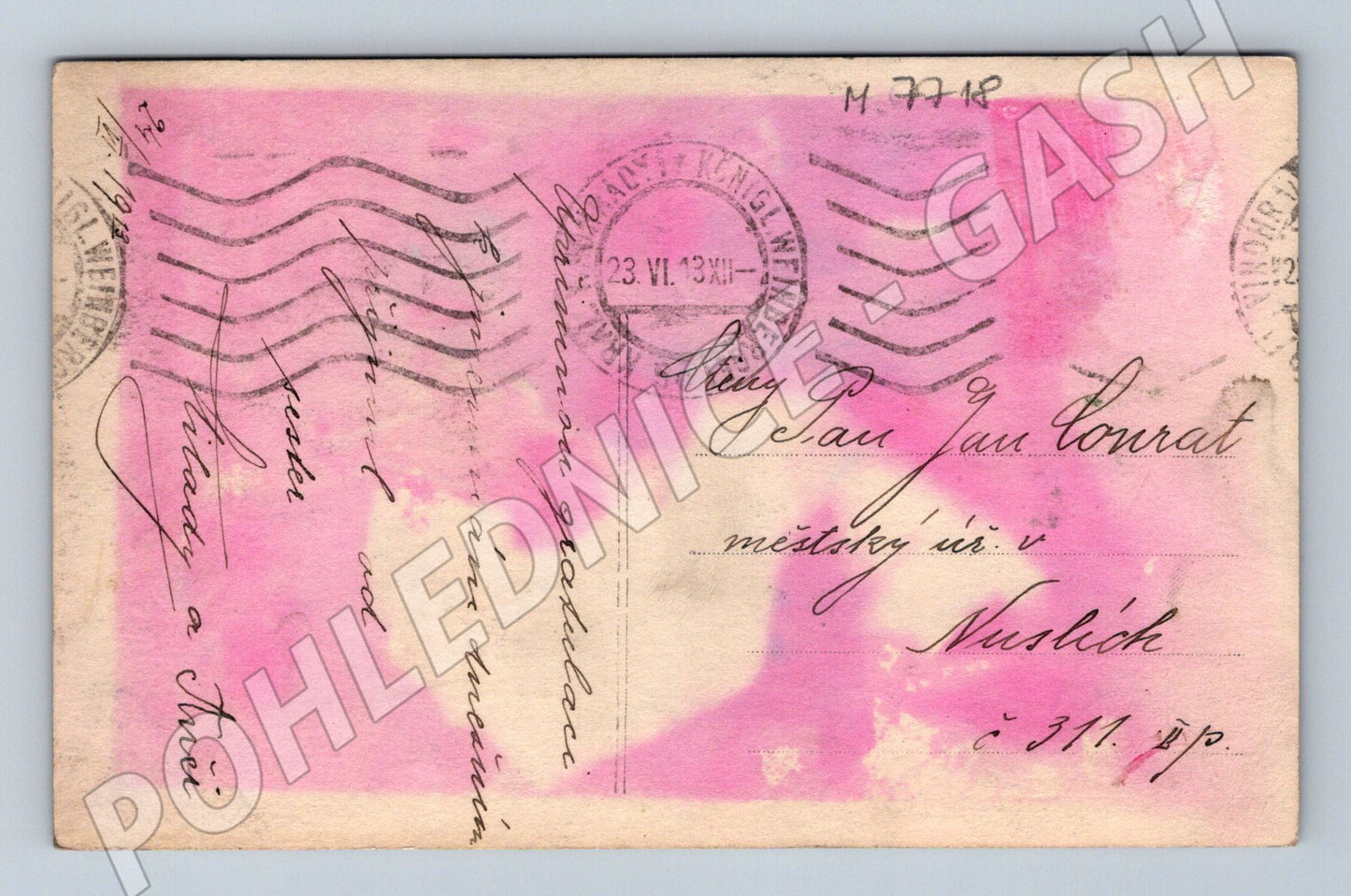Postcard Premiers Honneurs Paris military motif (M7718)