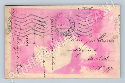 Postcard Premiers Honneurs Paris military motif (M7718)