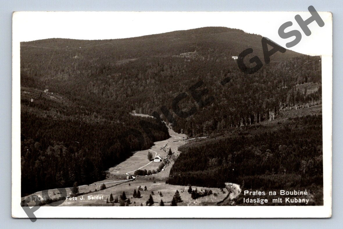 Pohlednice Boubín údolí Kubany ČSR (M774)