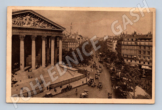 Pohlednice Paříž La Madeleine odeslaná se známkou (M7741)