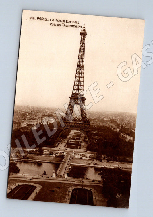 Pohlednice Paříž Eiffelova věž vue du Trocadéro (M7743)