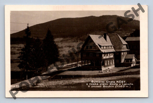 Pohlednice Šumava Lenora Chata KČST ČSR (M775)