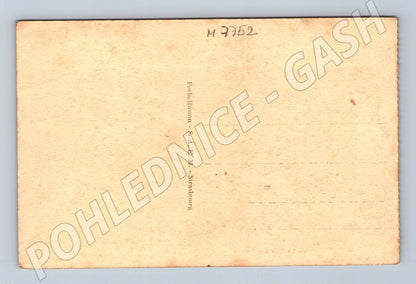 Pohlednice Štrasburk Le Bain aux Plantes stará (M7752)