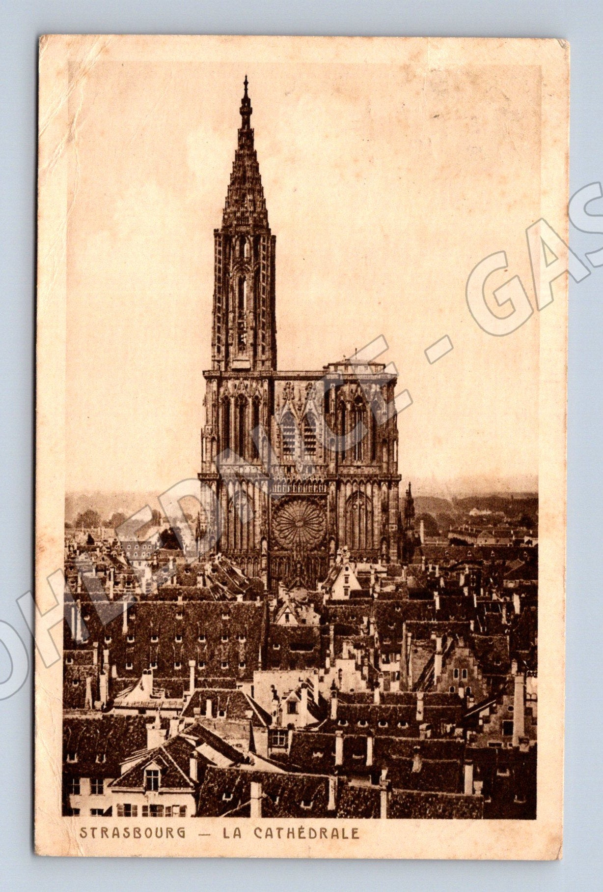 Pohlednice Štrasburk katedrála 1925 pohlednice (M7754)